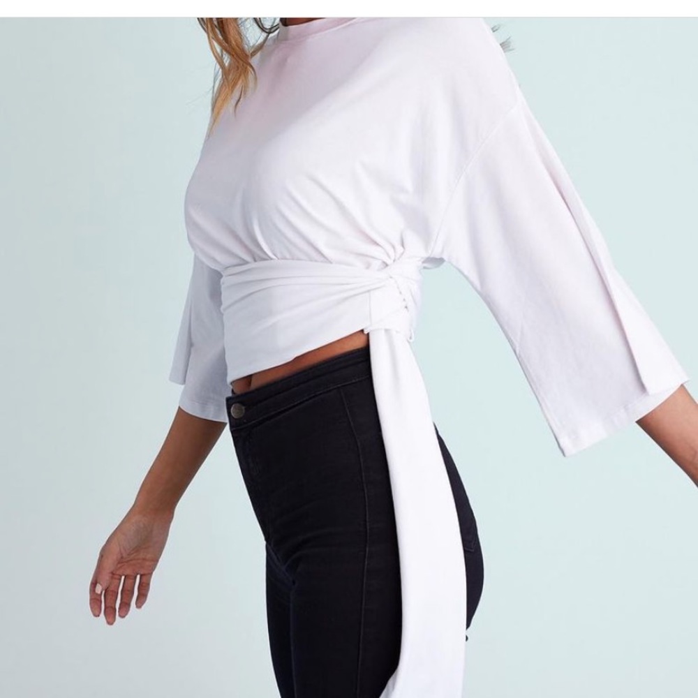 White Gabi Tee